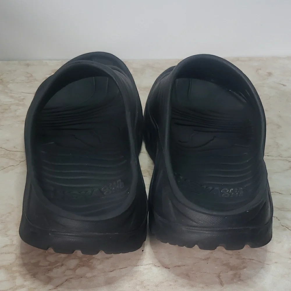 Hoka One One Black Men's Slide Sandals
